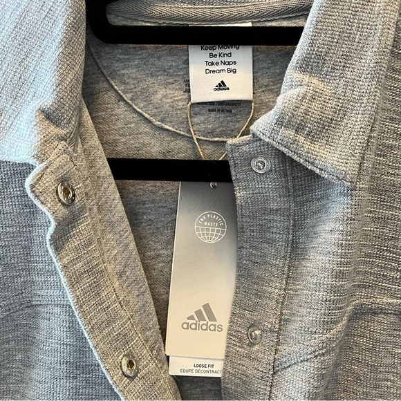 Woman’s new with tags size XS adidas LOUNGE TERRY LOOP SHIRT - Picture 8 of 10